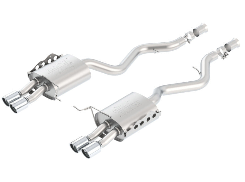 Borla 08-13 BMW M3 Coupe 4.0L 8cyl 6spd/7spd Aggressive ATAK Exhaust (rear section only) parts Main image
