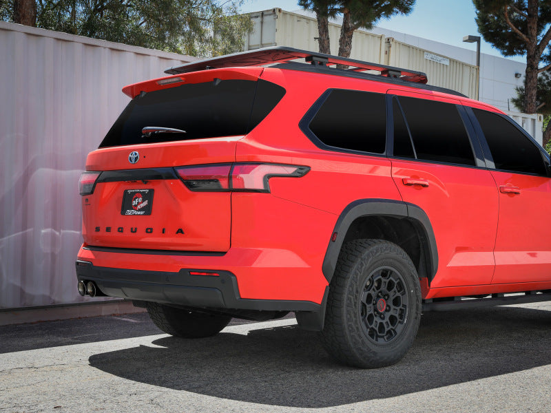 aFe 23-24 Toyota Sequoia V6 3.4L Vulcan Series 2-1/2in to 3in 304 SS Cat-Back Exhaust w/ Black Tip Secondary image