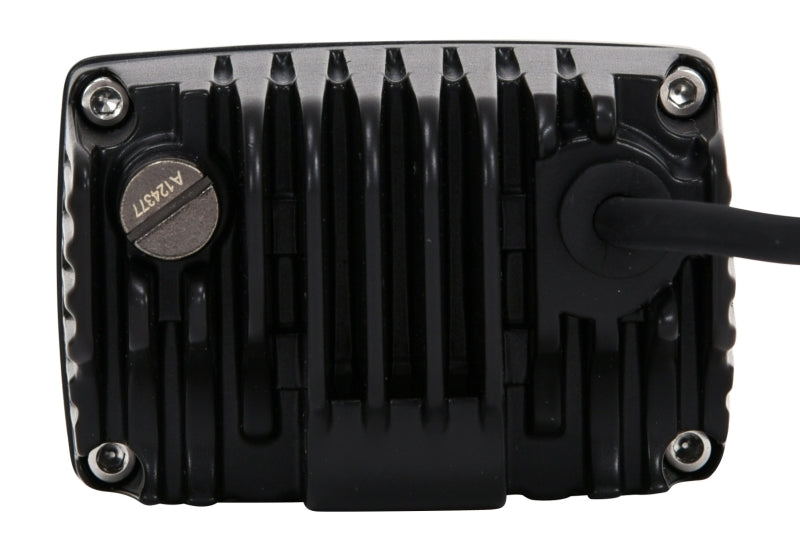 KC HiLiTES C-Series 2in. C2 LED Light 20w Area Flood Beam - Black back view