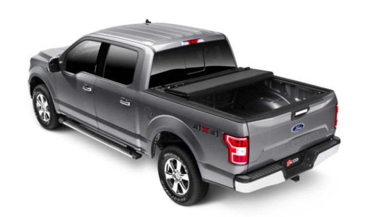 BAK 2022 Ford Maverick 4.5ft BAKFlip MX4 on gray truck bed, offroad parts