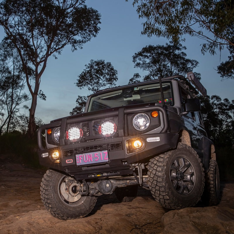 ARB Intensity SOLIS 21 LED Flood on offroad vehicle at dusk
