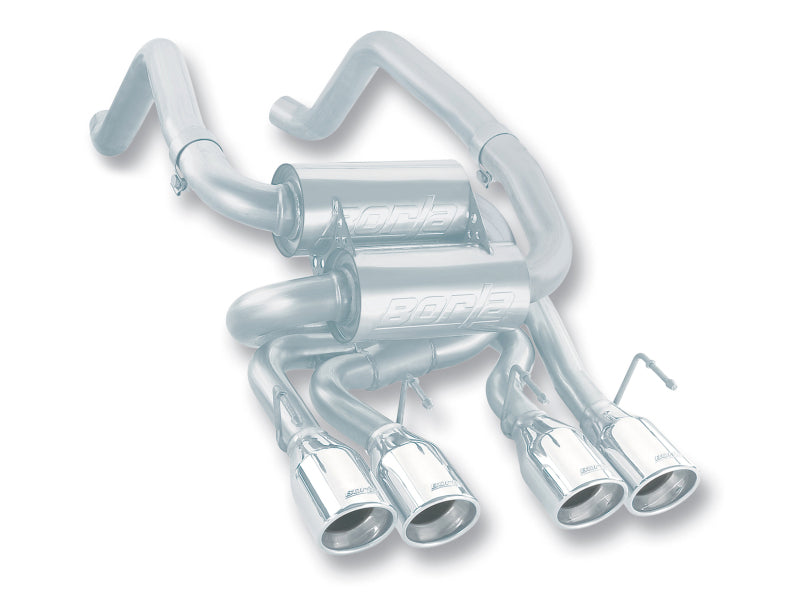 Borla 05-08 Corvette Convertible/Coupe 6.0L/6.2L 8cyl SS S-Type Exhaust (REAR SECTION ONLY) Secondary image