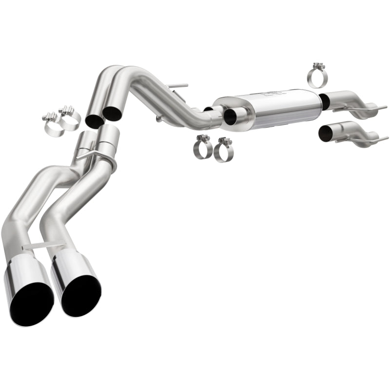 Magnaflow 15-21 Ford F-150 Street Series Cat-Back Performance Exhaust System- SS Polished Rear Exit Secondary image