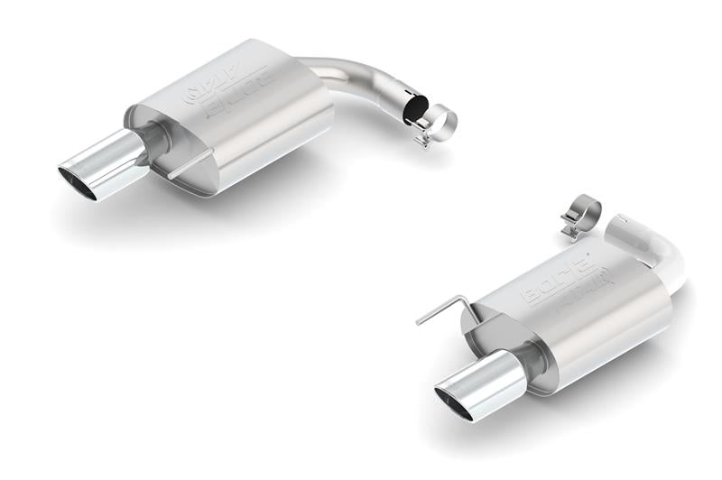 Borla Atak S Rear Section 15-17 Ford Mustang GT 5.0L V8 MT/AT 2.5in pipe 4in tip exhaust system