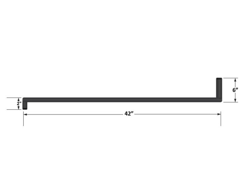 Fleece Performance Universal Pre-Formed 5/8in ID Hose w/ 90 Deg. Ends Secondary image