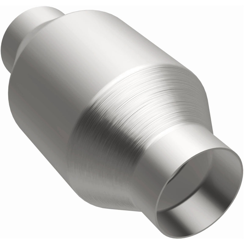 MagnaFlow Conv Univ 2.25in Inlet/Outlet Center/Center Round for offroad performance upgrades