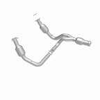 MagnaFlow Converter Direct Fit 2015 GMC Yukon XL V8 6.2L installation part with stainless steel construction