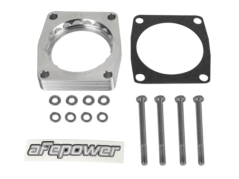 aFe Silver Bullet Throttle Body Spacer TBS 17-19 Nissan Patrol (Y61) I6-4.8L Secondary image