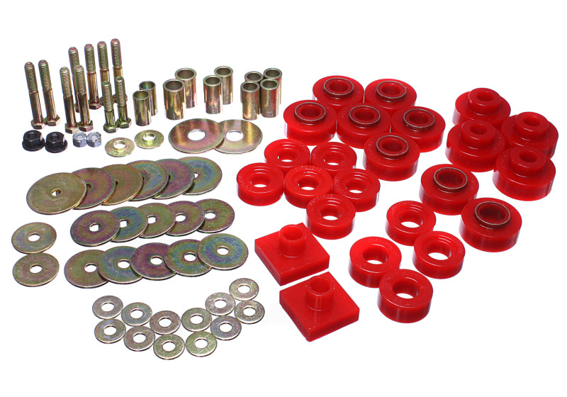 Energy Suspension 68-72 Oldsmobile Cutlass Red Body Mount Set Secondary image