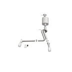 MagnaFlow Sys C/B 07 GM Hummer H2 Split Rear exhaust system components.