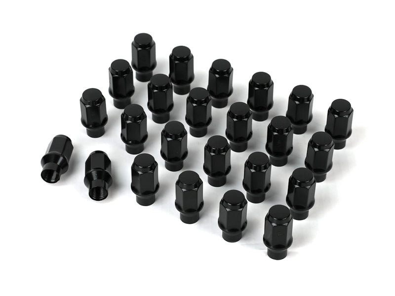 ICON Alloys Lug Nut Kit Black - 14x1.5 - 24 Lug Nuts w/ Custom Shank for off road parts and truck accessories.