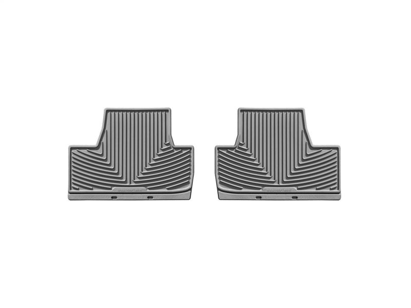 WeatherTech 06-13 Lexus IS Rear Rubber Mats - Grey Secondary image