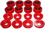 Energy Suspension 08-16 Ford F-250/F-350/F-450/F-550 Super Duty Crew Cab Red Body Mount Set for offroad performance upgrades