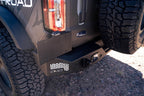 DV8 Offroad 21-22 Ford Bronco MTO Series Rear Bumper with offroad performance upgrades.