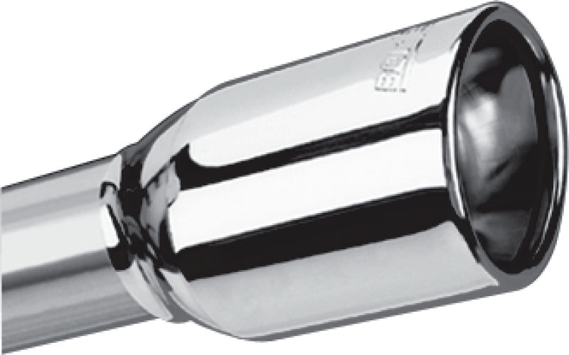 Borla 05-08 Scion tC Rear Muffler chrome tip close-up