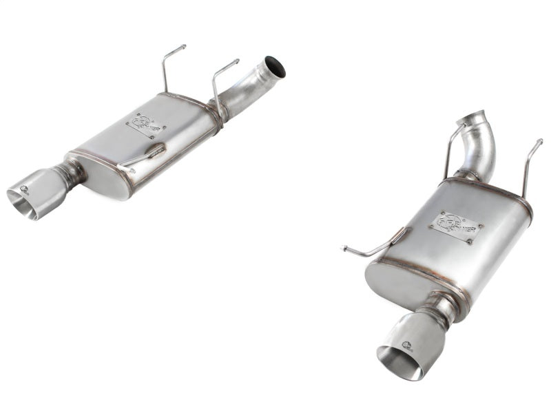 aFe MACHForce XP Exhaust 11-14 Ford Mustang GT V8-5.0L 3in. SS Axle-Back w/Polished Tips Secondary image