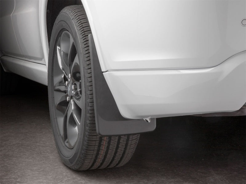 WeatherTech 11-21 Dodge Durango Rear No Drill Mudflaps - Black Secondary image