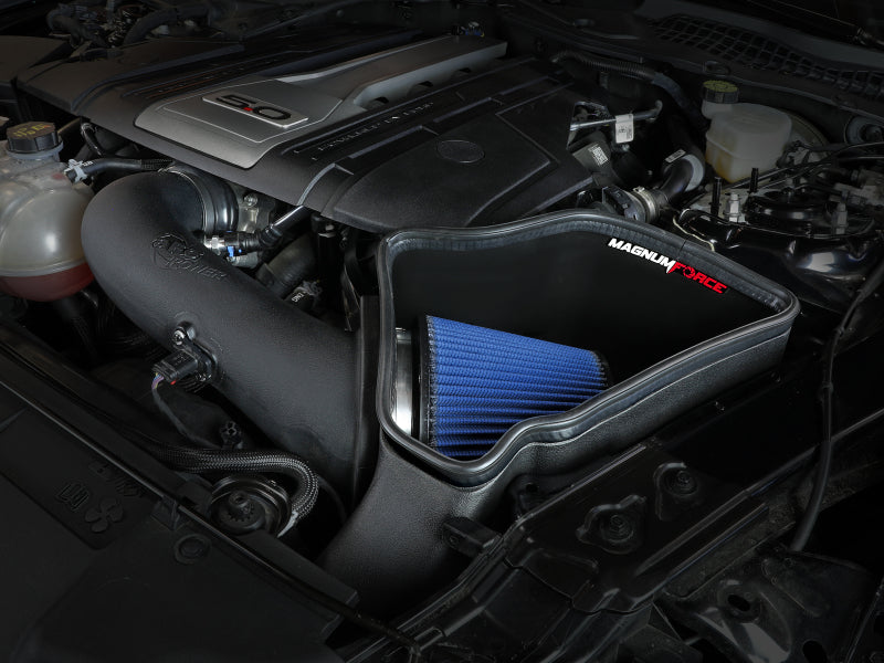 AFe Magnum FORCE Stage-2 Cold Air Intake System w/Pro Dry S Media 18-19 Ford Mustang Secondary image