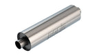 Borla Specialty Muffler 2.75in Center In/Out 6.75in Dia. 24in Body 29in OAL S-Type Un-Notched for offroad applications.