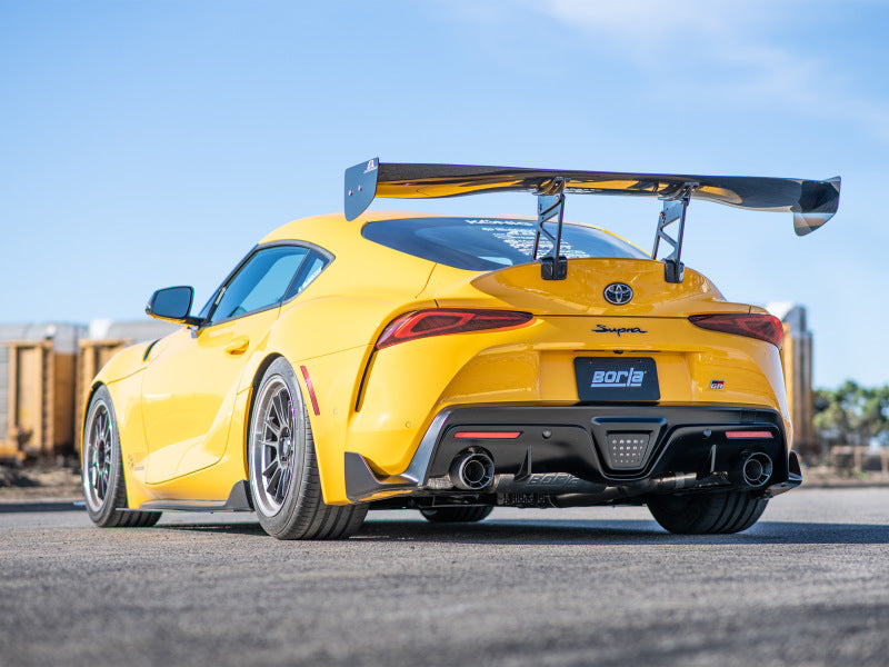 Borla 2020 Toyota Supra GR 3.0L I6 3in ATAK Catback Exhaust - Carbon Fiber Tips Secondary image