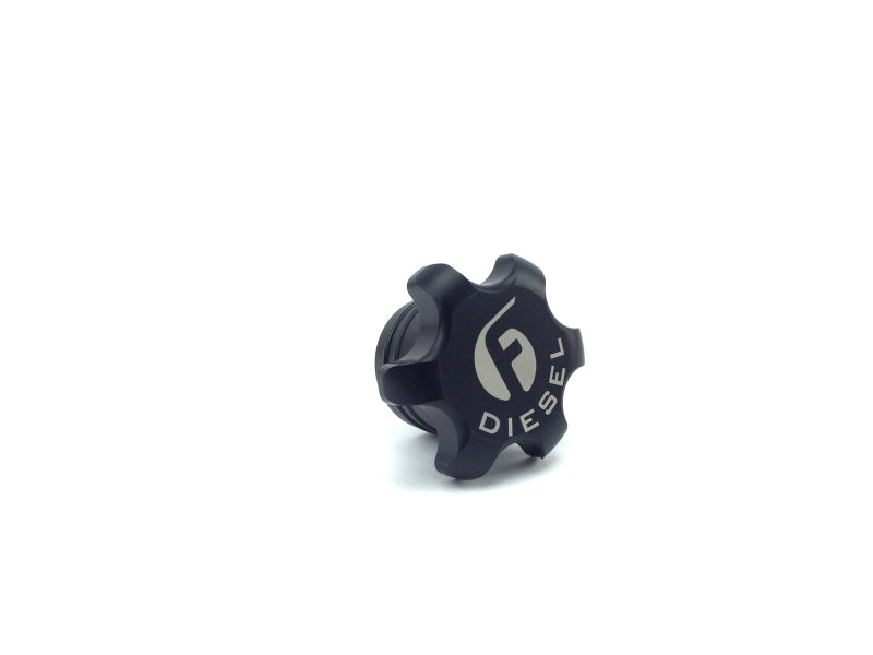 Fleece Performance 13-18 Dodge Cummins Black Anodized Billet Fuel Cap Secondary image