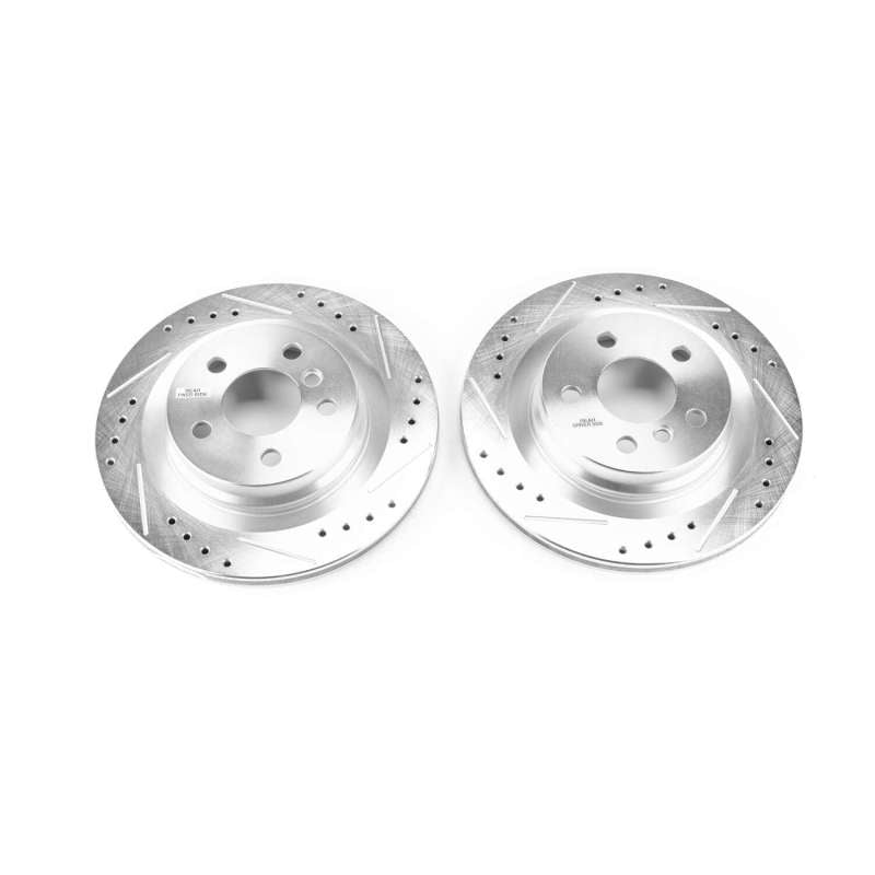Power Stop 16-18 BMW X1 Rear Evolution Drilled & Slotted Rotors - Pair Secondary image