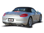 Borla 14-15 Porsche Cayman/Boxster (981) RWD 2Dr Dual Center Rear Exit Catback 4in Tip Exhaust Sys view from rear