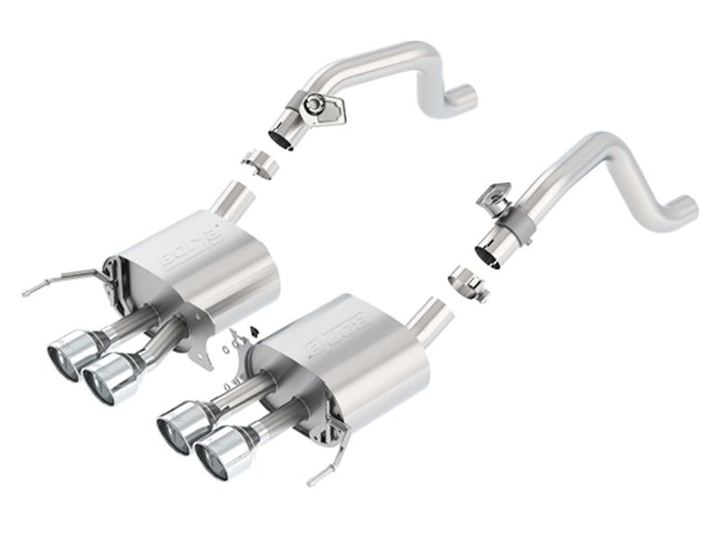 Borla 14-15 Chevy Corvette C7 w/ AFM w/o NPP S Type Rear Section Exhaust Quad Rd RL Tips Secondary image
