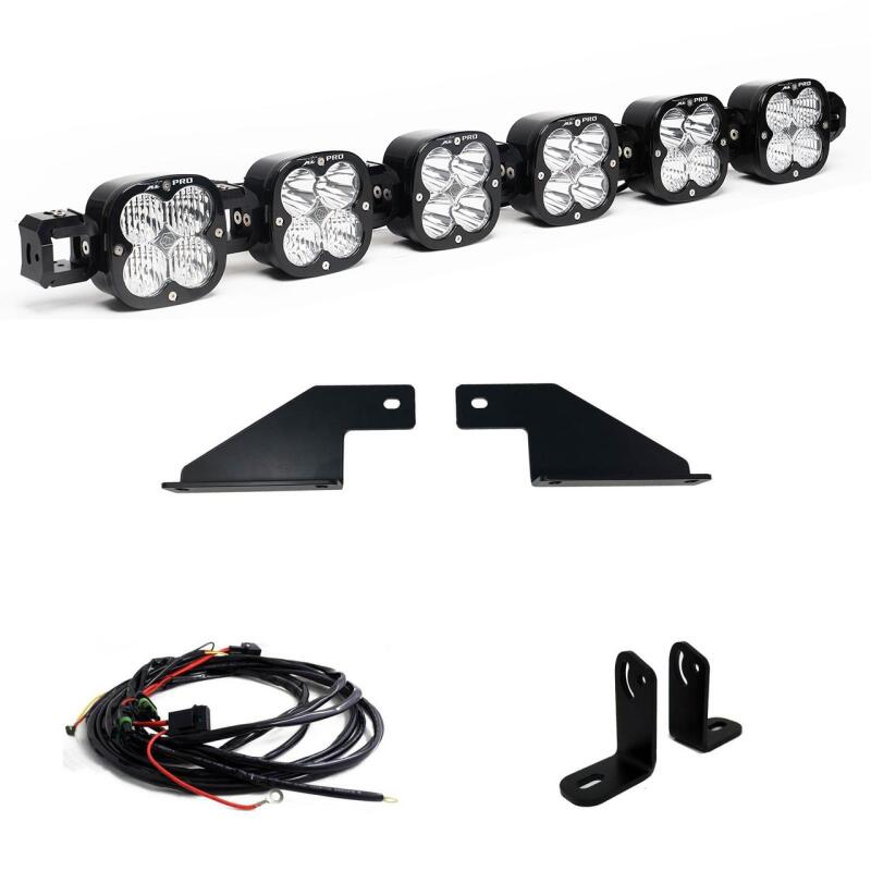 Baja Designs 2021+ Ford Raptor 6 XL Pro Linkable LED Light Bar Kit Main image