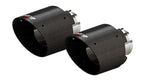 Borla 15-24 Dodge Charger V8 / 2023 Chrysler 300C T-304 SS Tips 5in Outlet - Carbon / Black Anodized