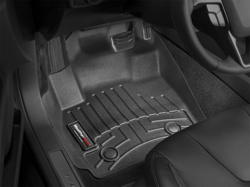WeatherTech 10+ Ford Taurus Front FloorLiner - Black in car