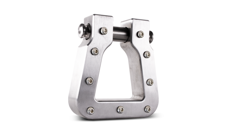 Body Armor 4x4 Mega D-Ring Machined Silver Single for offroad performance upgrades