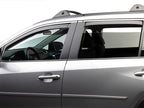 WeatherTech 19-24 Toyota RAV4 (Incl Hybrid) Front & Rear Side Window Deflectors - Dark Tint on silver SUV