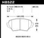 Hawk 06-10 Mazda Miata Mx-5 Base Blue 9012 Race Front Brake Pads dimensions diagram