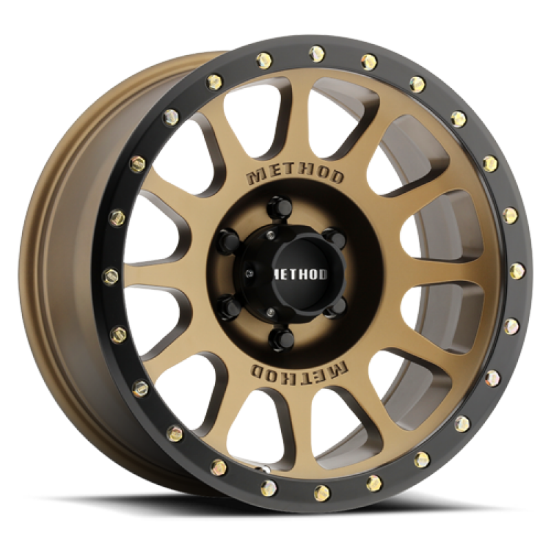 Method MR305 17x8.5 25mm Offset 6x120 83mm Centerbore Method Bronze - Matte Black Secondary image