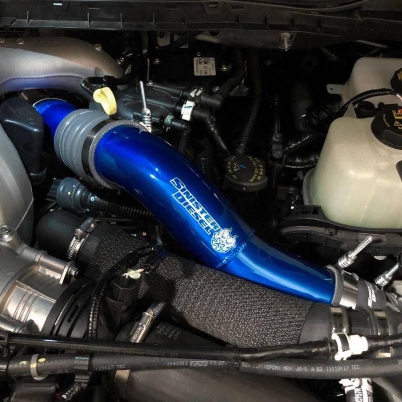 Sinister Diesel 2011+ Ford Powerstroke 6.7L Hot Side Charge Pipe Secondary image