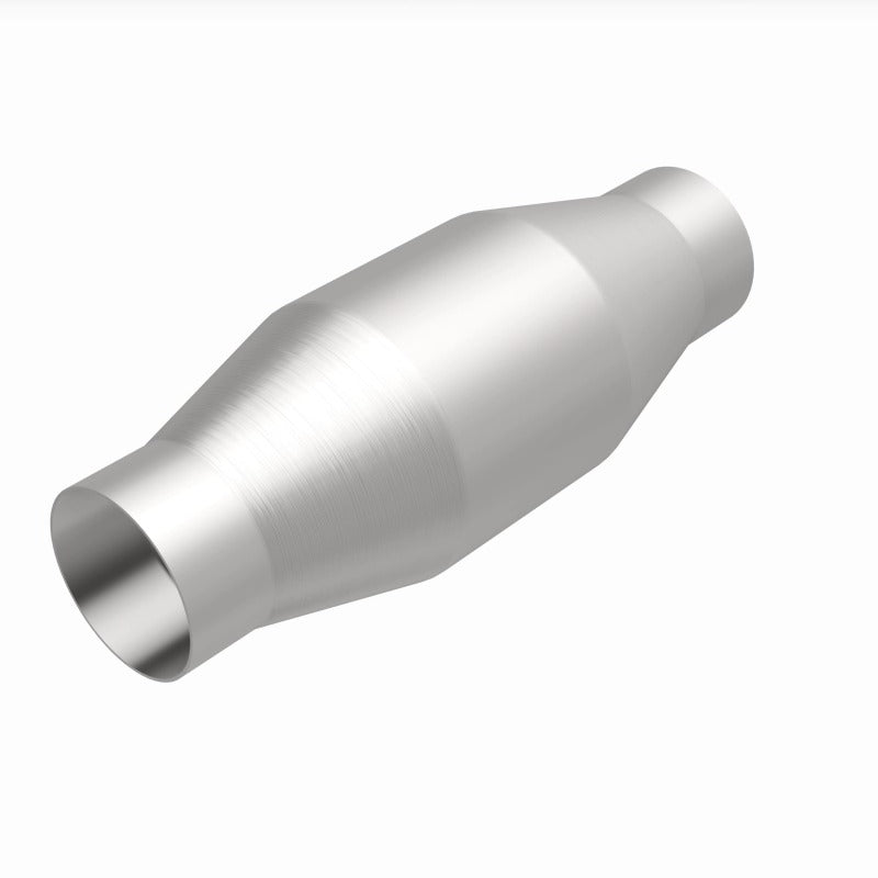 MagnaFlow Conv Univ 4 C/C 3.5 Perf Spun - stainless steel catalytic converter for performance offroad parts.