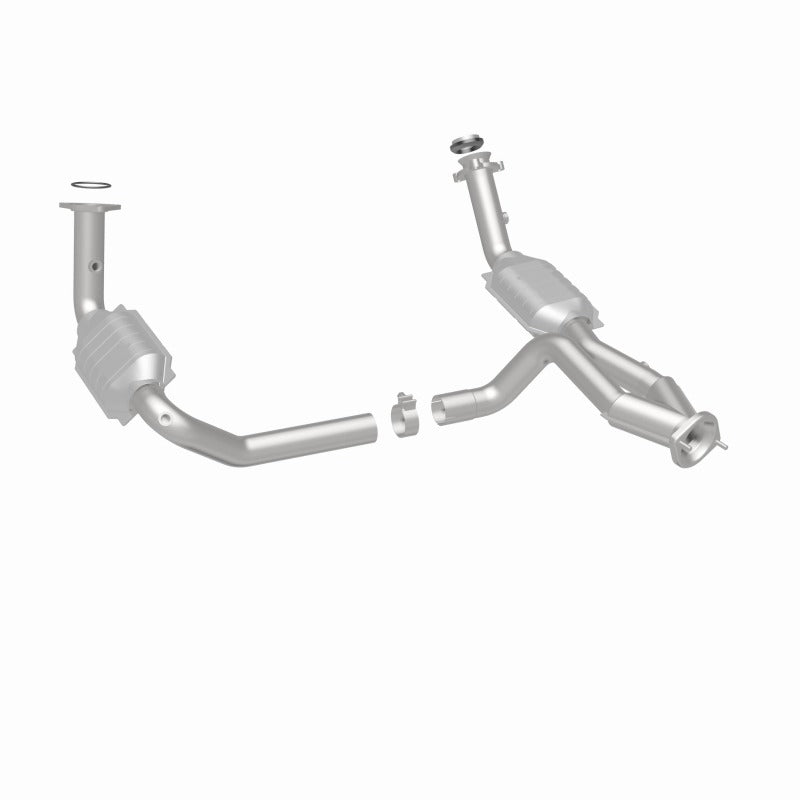 MagnaFlow Conv DF 02-06 Cadillac Escalade / 02-06 Chevy Avalanche 5.3L Dual Conv Y-Pipe Assembly 2WD parts and accessories