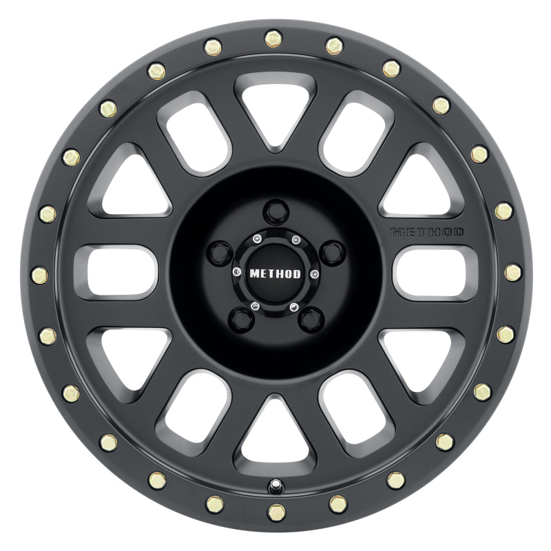 Method MR309 Grid 17x8.5 0mm Offset 5x5 94mm CB Matte Black Wheel Secondary image
