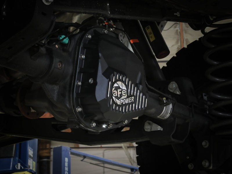 aFe 97-23 Ford F-150 Pro Series Rear Differential Cover Black w/ Machined Fins Secondary image