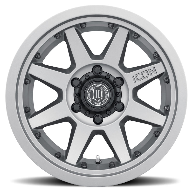 ICON Rebound Pro 17x8.5 6x135 6mm Offset 5in BS 87.1mm Bore Titanium Wheel for offroad parts and upgrades