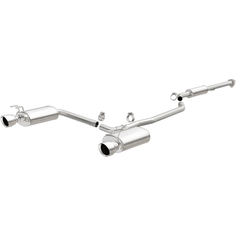 MagnaFlow Sys C/B 2015 Honda Accord 3.5L V6 2.5in SS Dual Split Rear Polished 4.5 Tip exhaust system for performance upgrades