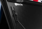 BAK 21-22 Ford F-150 (Incl. 2022 Lightning) BAKFlip FiberMax bed cover latch and hinge detail