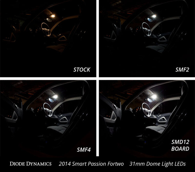 Diode Dynamics 36mm SMF2 LED Bulb - Red (Single) Secondary image
