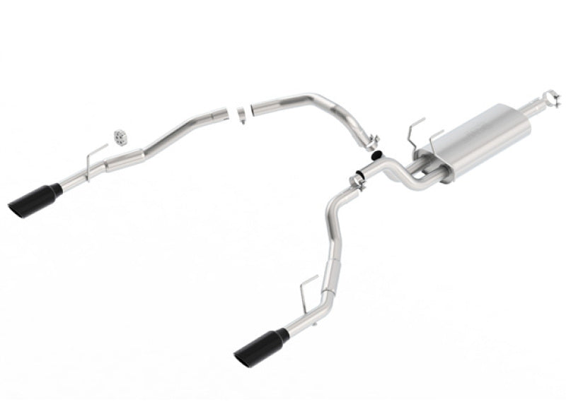 Borla 09-17 Dodge Ram 1500 5.7L V8 3in to Dual 2.5in Single Round Rolled Angle-Cut S-type Exhaust Secondary image