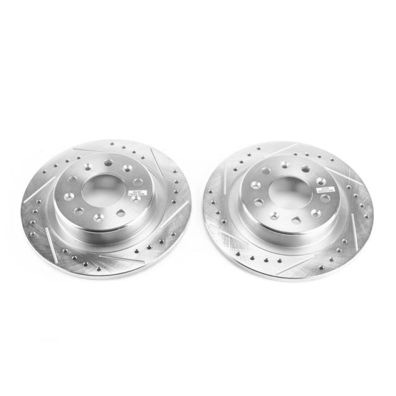 Power Stop 2018 Buick Envision Rear Evolution Drilled & Slotted Rotors - Pair Secondary image