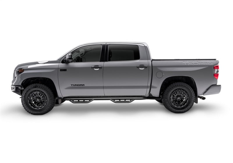 N-Fab Podium LG 09-17 Dodge Ram 1500 09-15.5 2500/3500/4500 Crew Cab - Tex. Black - 3in. offroad truck accessories