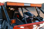 Rigid Industries Protective Polycarbonate Cover - Dually/D2 - Yellow on off-road vehicle with lighting equipment