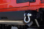 Fishbone Offroad 07-18 JK Wrangler Rubicon and Unlimited Jeep JK Rear D-Ring Frame Mounts with recovery hook