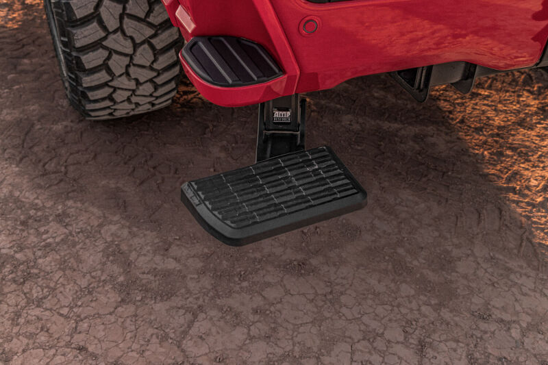 AMP Research 2023 Ford F-250 Super Duty BedStep - Black on truck